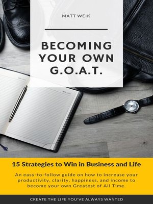 cover image of Becoming Your Own G.O.A.T.